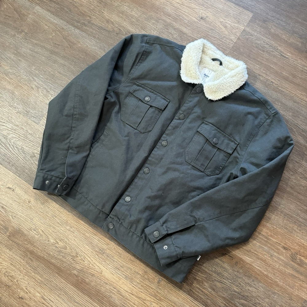 NWOT Katin Harris Canvas‎ Jacket For Sherpa Fleece Lined Sz M Trucker